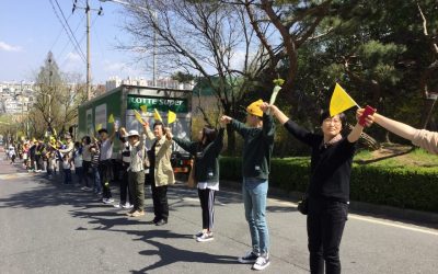 10년만에 다시 모여, “월평공원을 지켜주세요~” 외치다!